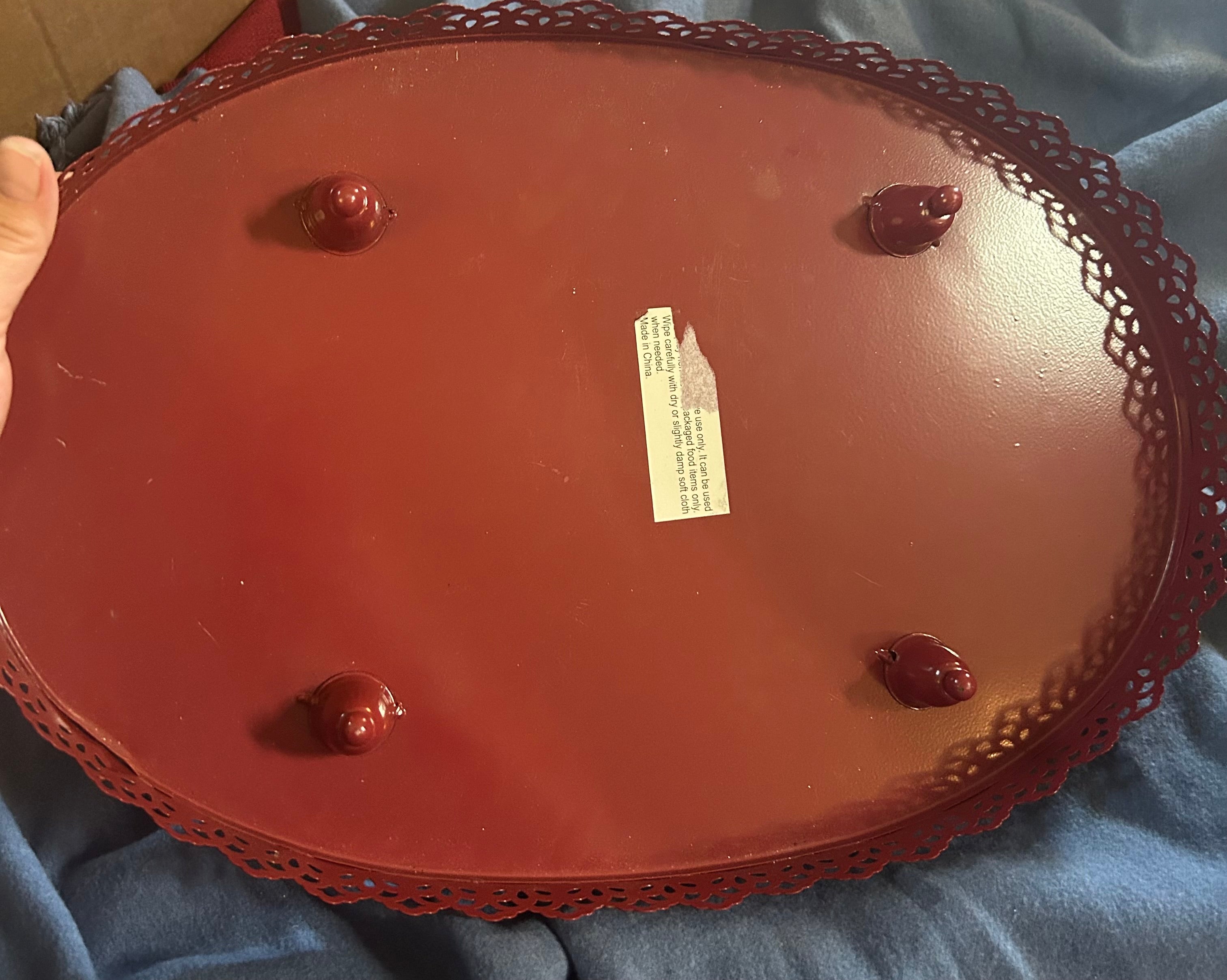 Decorative free standing display trays