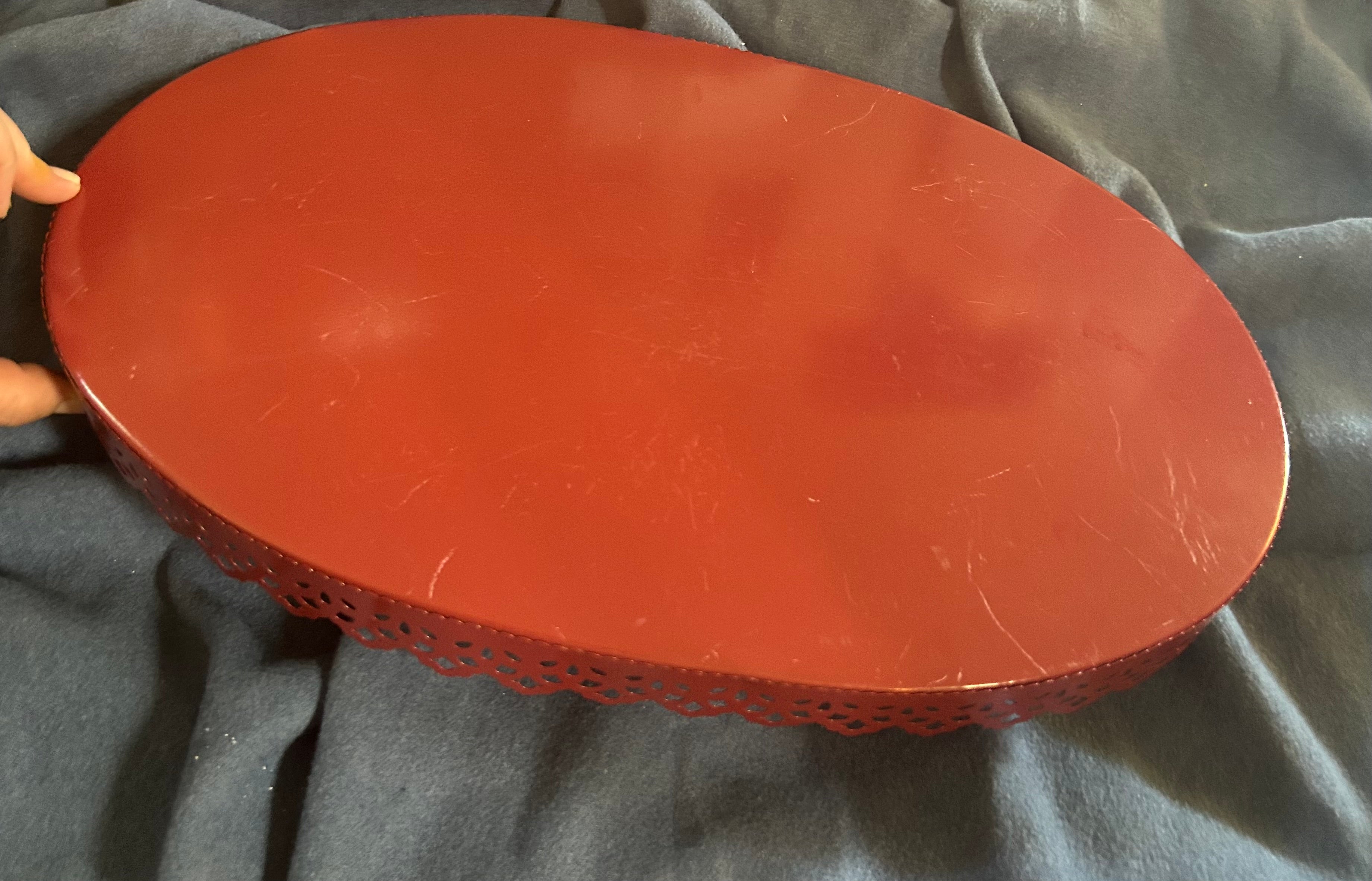 Decorative free standing display trays