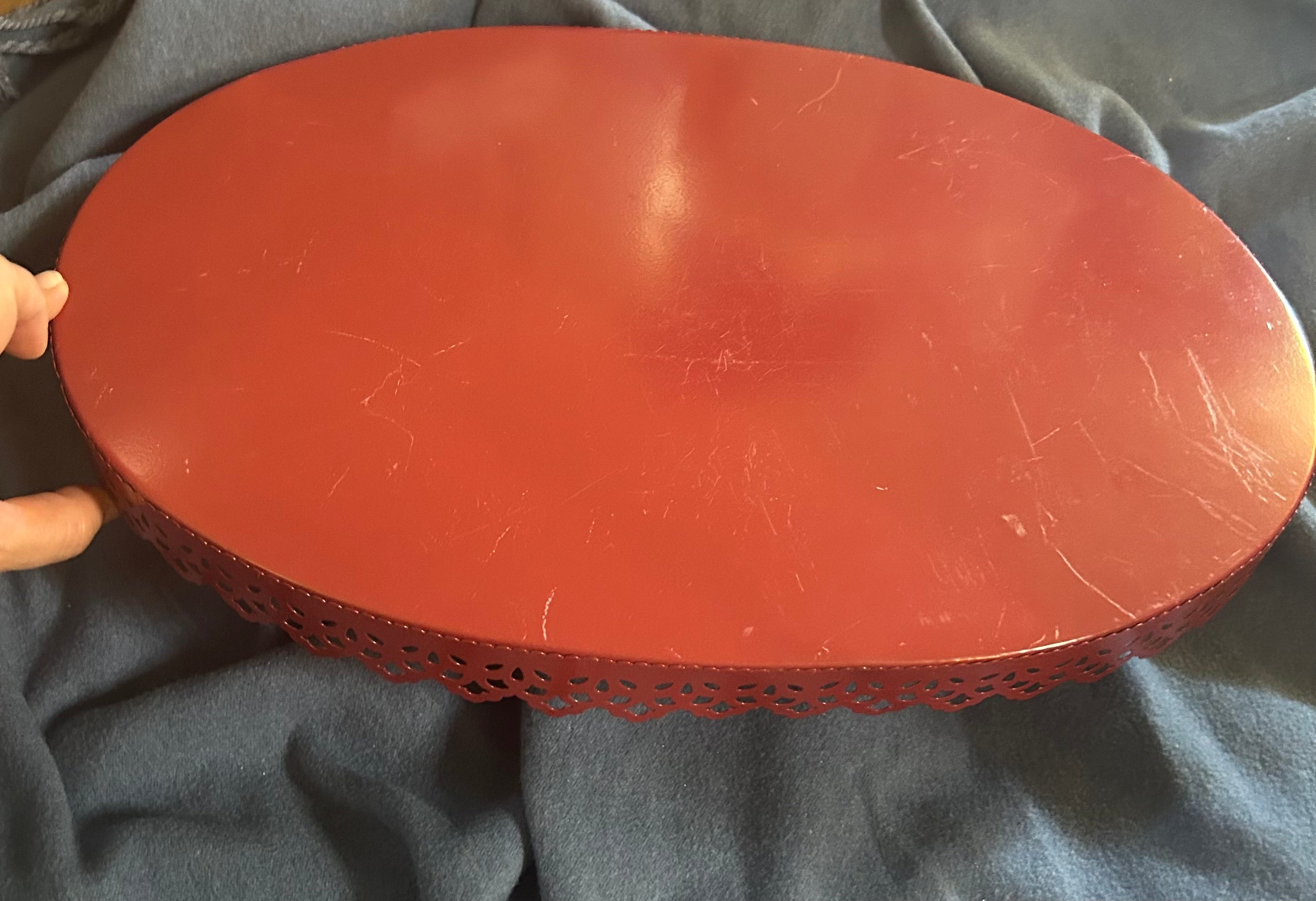 Decorative free standing display trays
